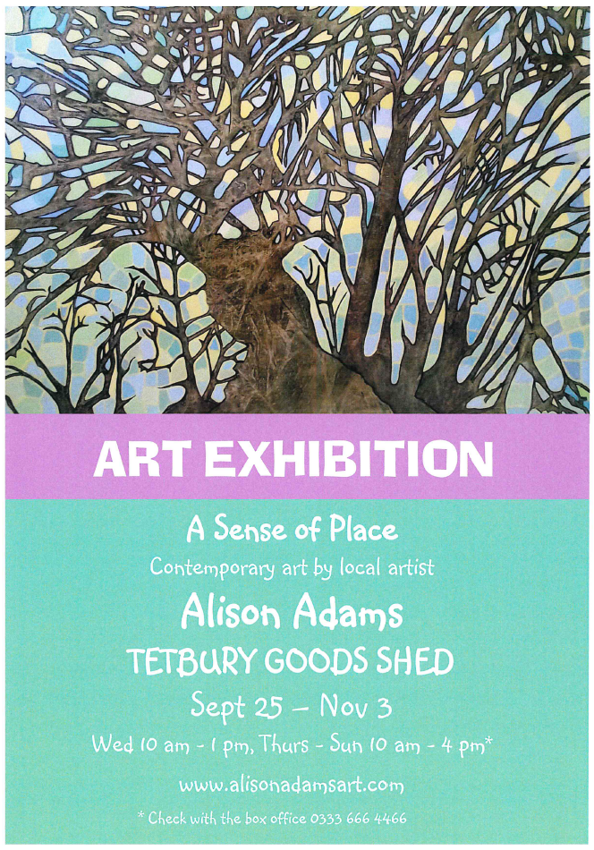 Alison Adams 'A Sense of Place' Art Exhibition - Tetbury Goods Shed